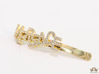 Gold-plated Alphabet Hair Pin