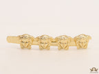 Medusa Motif Gold-Plated Hair Pin