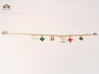Alphabet LV charm bracelet
