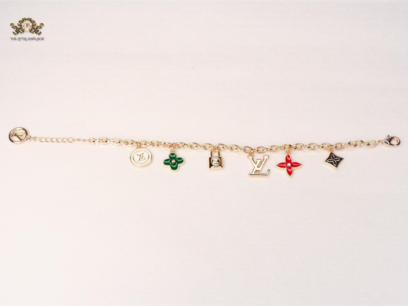 Alphabet LV charm bracelet