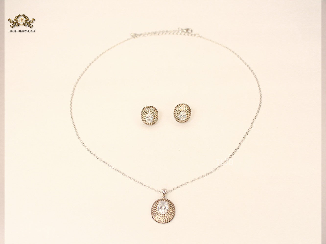 Topaz Pendant Necklace set