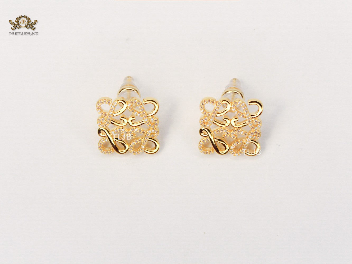 Alphabet LW with CZ studs