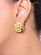 Medusa garden gold studs
