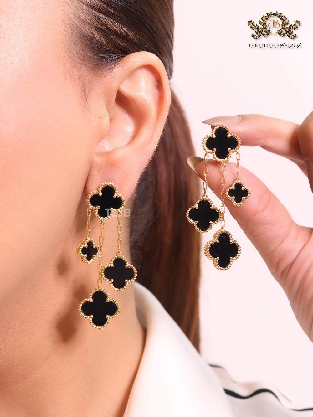 Black Clover danglers 4 petals