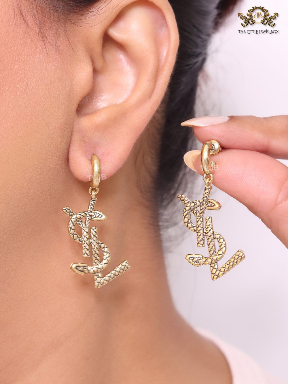 Alphabet Y antique dangles