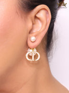 Pearl and white  enamel CD bombers