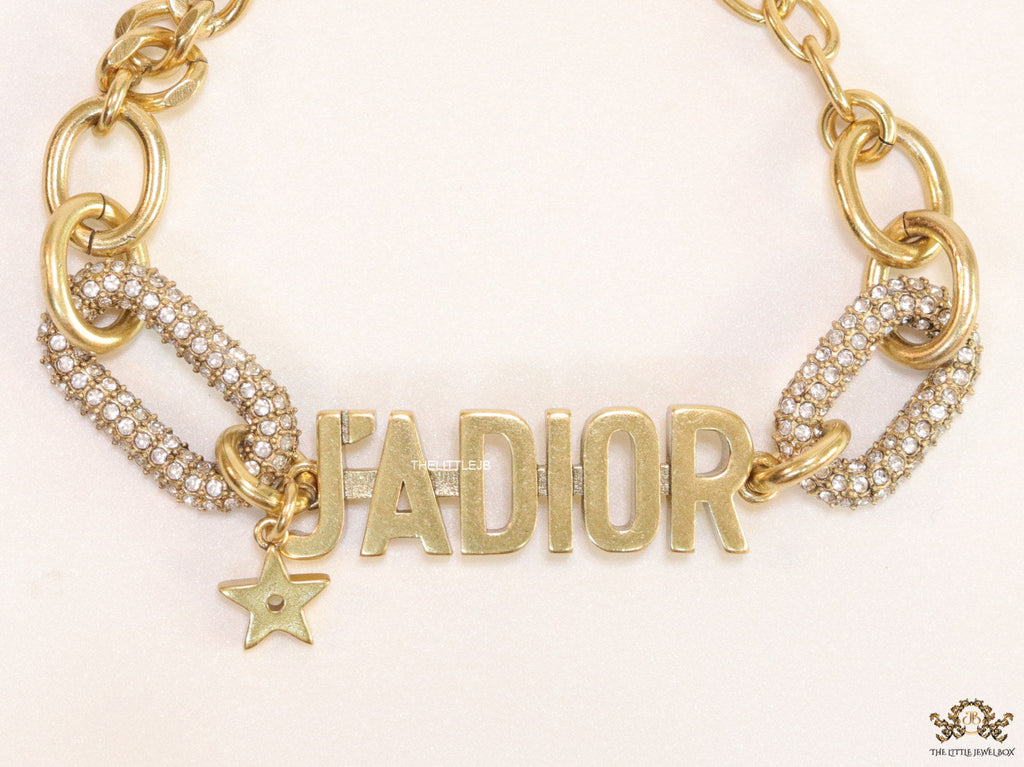 Gold plated cz link chain bracelet with alphabets
