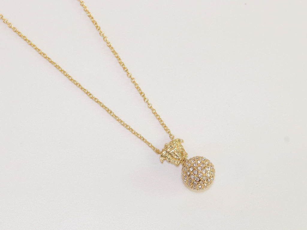 Cz medusa ball pendant