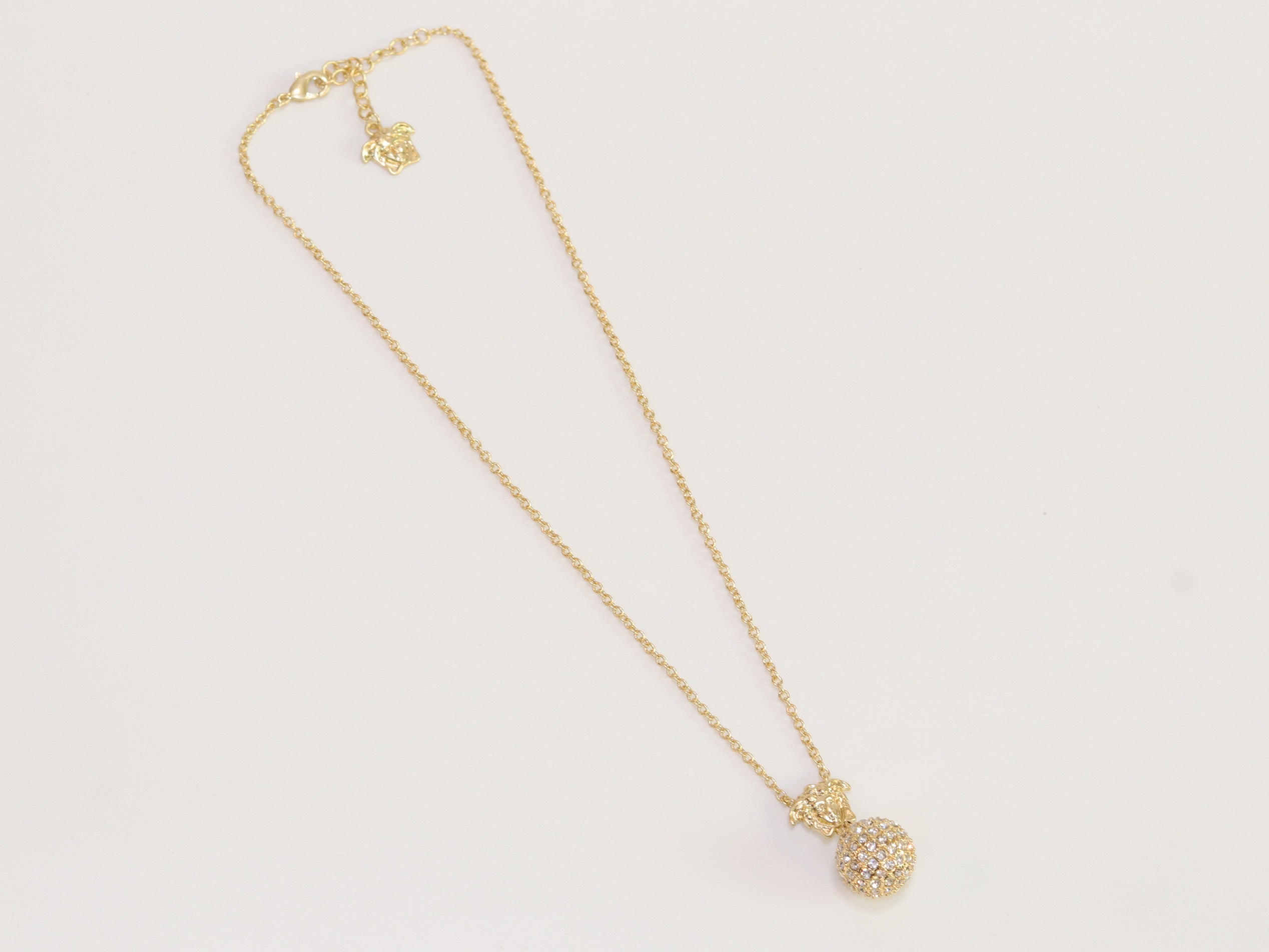 Cz medusa ball pendant