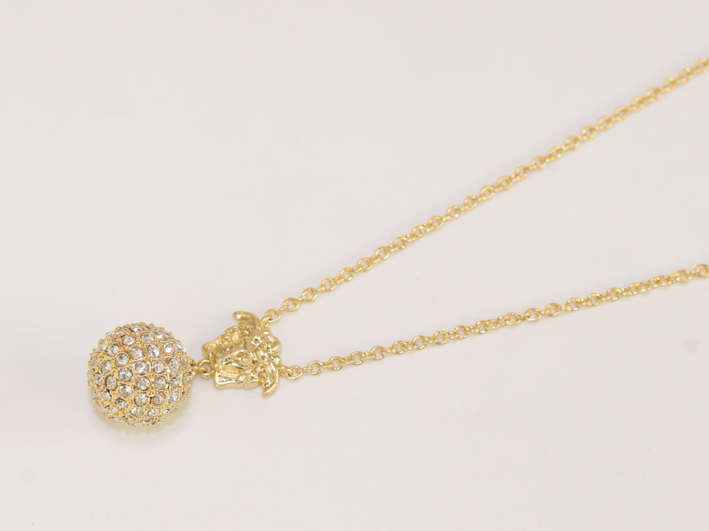 Cz medusa ball pendant