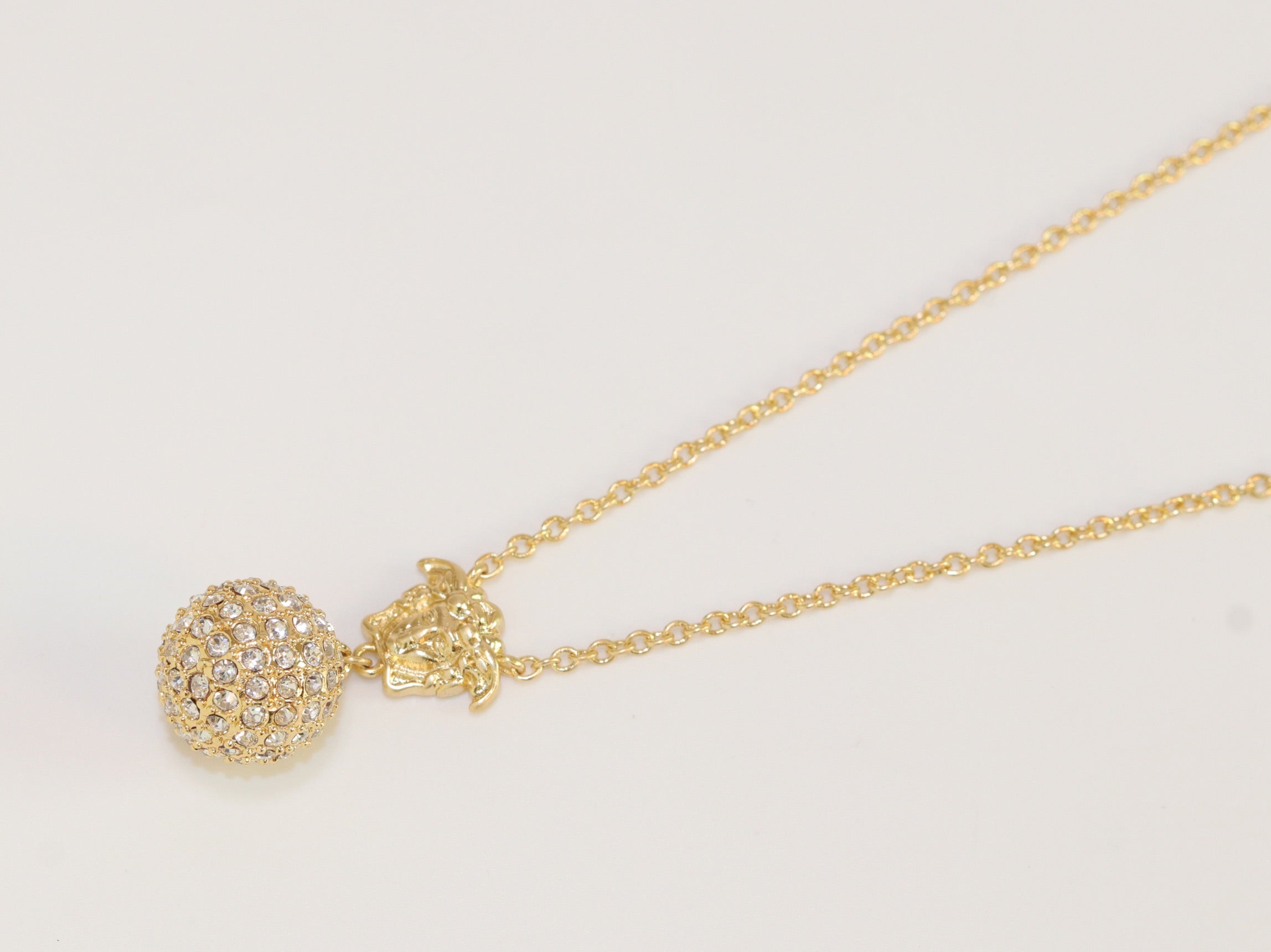 Cz medusa ball pendant