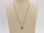Double G Pendant in silver chain