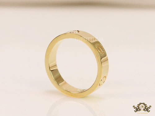 4.5mm gold plated band with screws