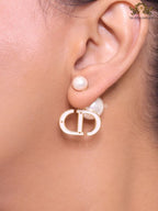 Pearl and baby pink enamel CD bombers