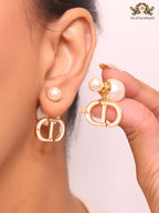 Pearl and baby pink enamel CD bombers