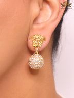 Medusa and cz ball dangles