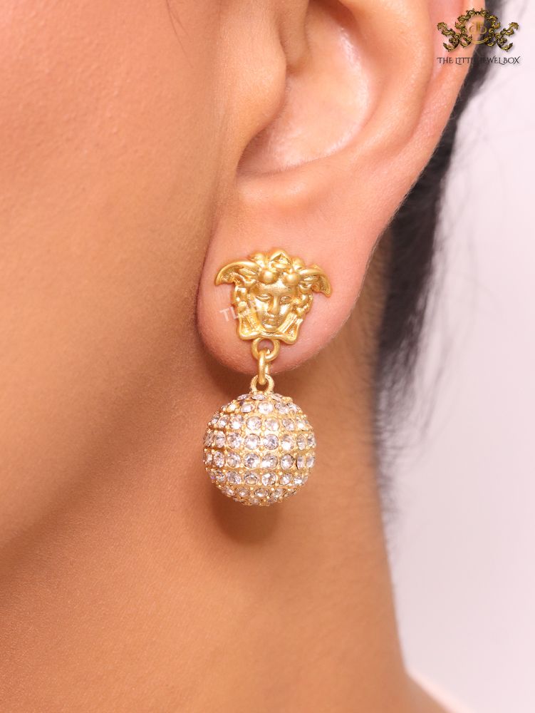 Medusa and cz ball dangles