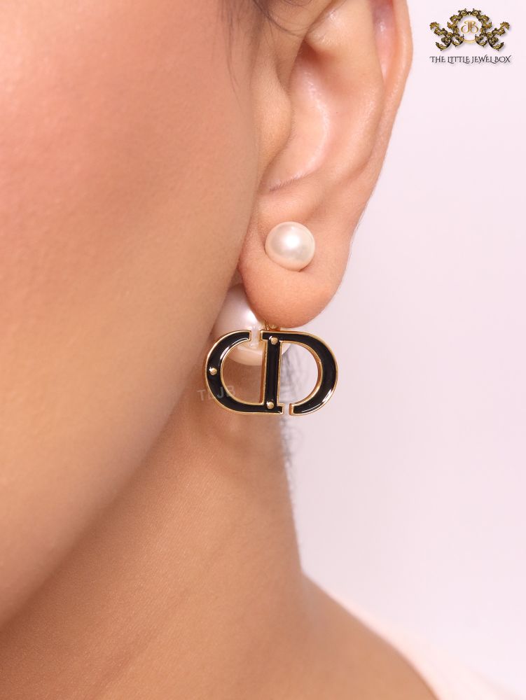 Pearl and black enamel CD bombers