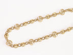 Double G gold plated chain
