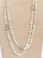 Double C pearl long chain