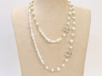 Double C small pearl chain