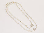 Double C small pearl chain
