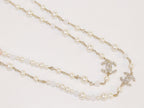 Double C small pearl chain