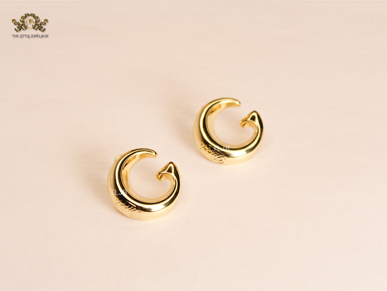 Double G arc Stud Gold earrings