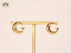 Double G arc Stud Gold earrings
