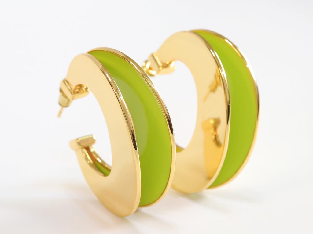 The Double Hoops - Green