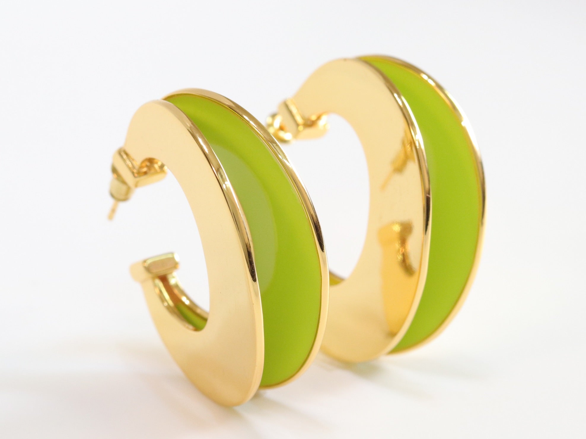 The Double Hoops - Green