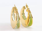 The Double Hoops - Green