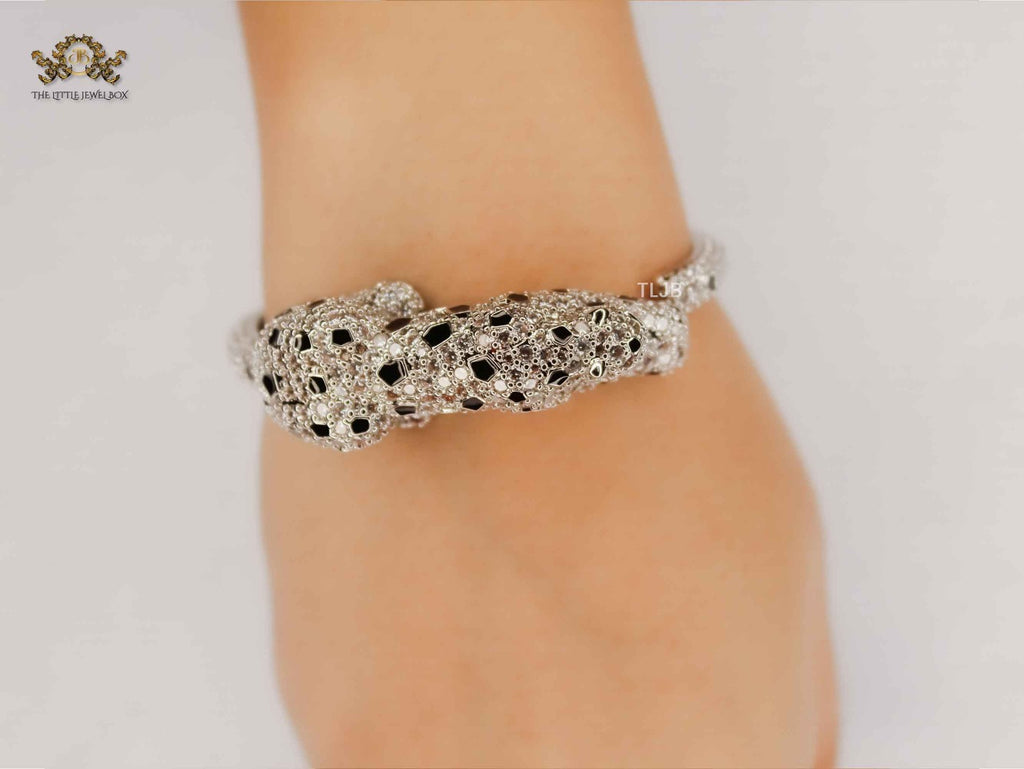 Platinum Panther Diamond Bracelet