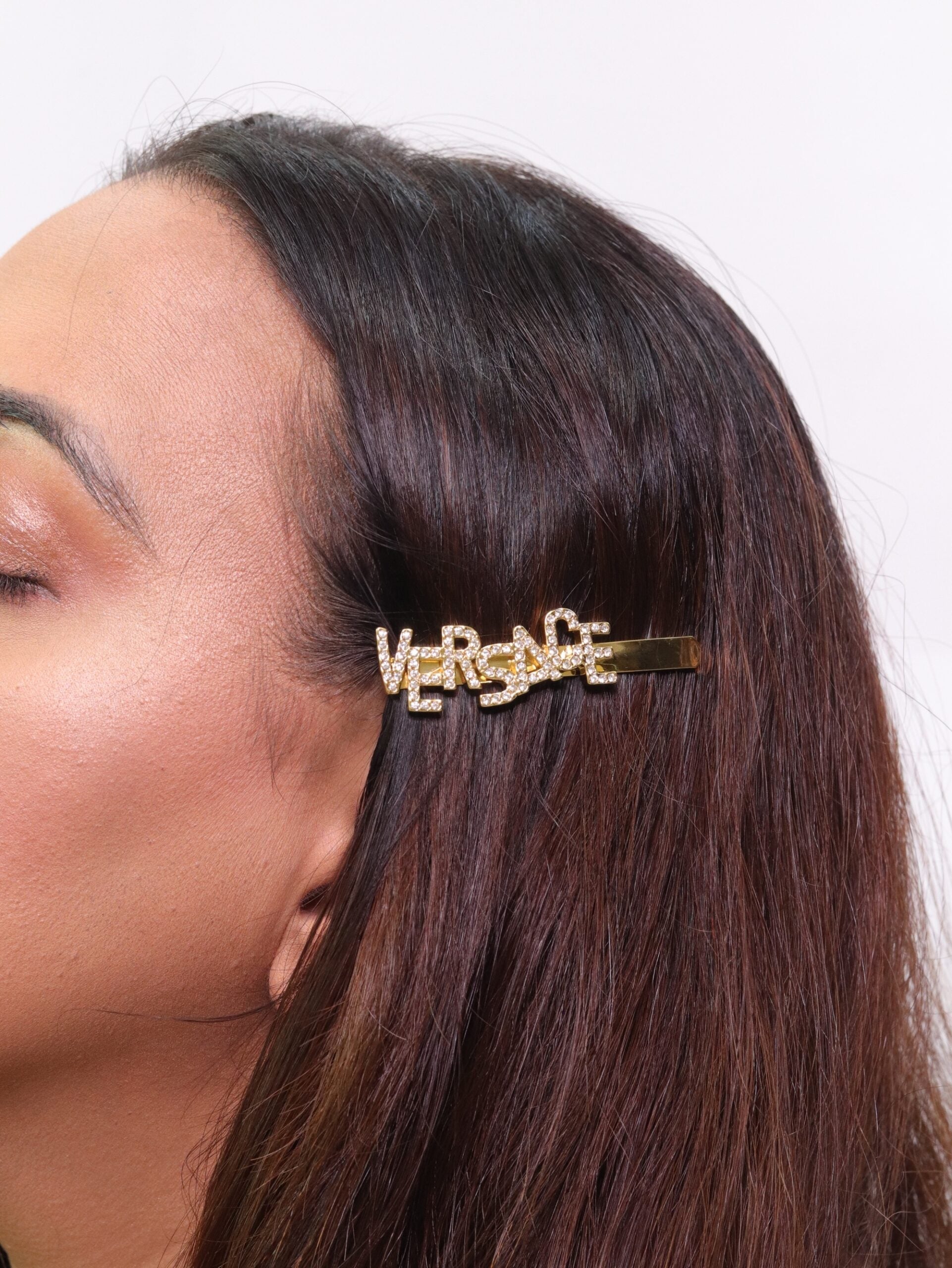Gold-plated Alphabet Hair Pin