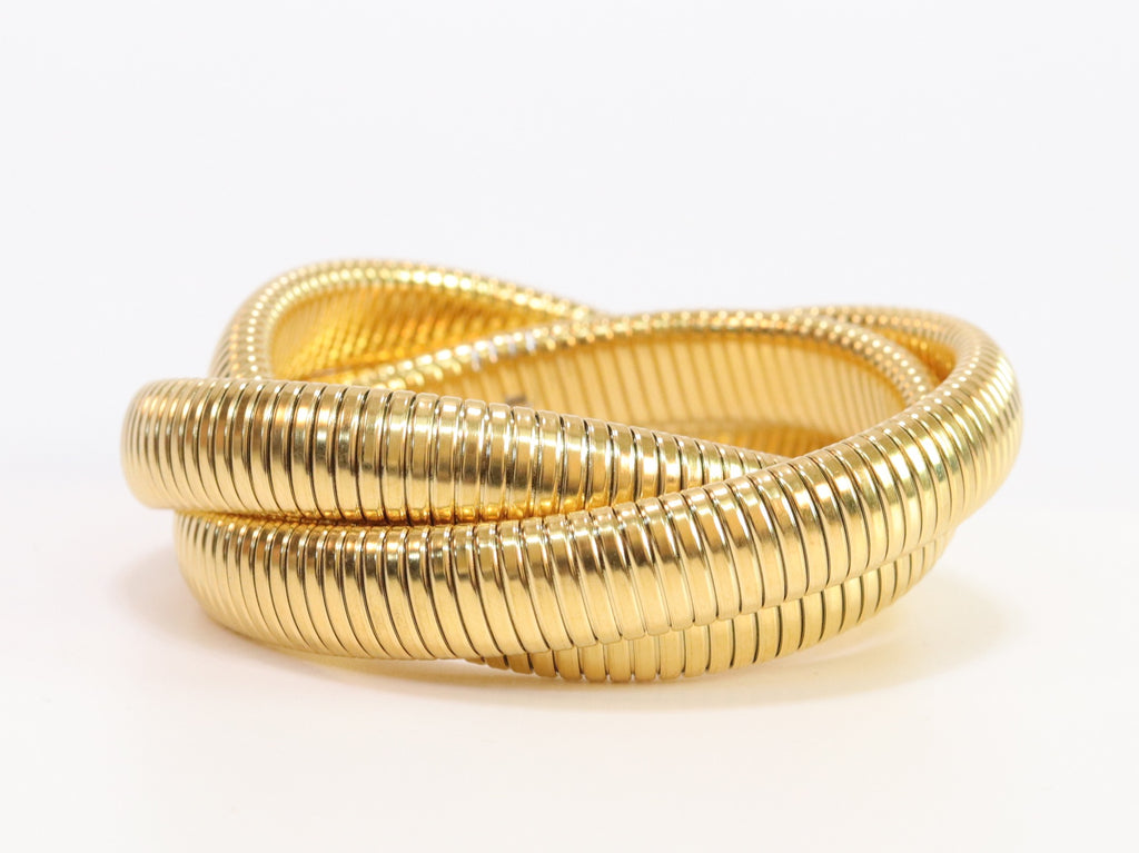 Layered gold bracelet