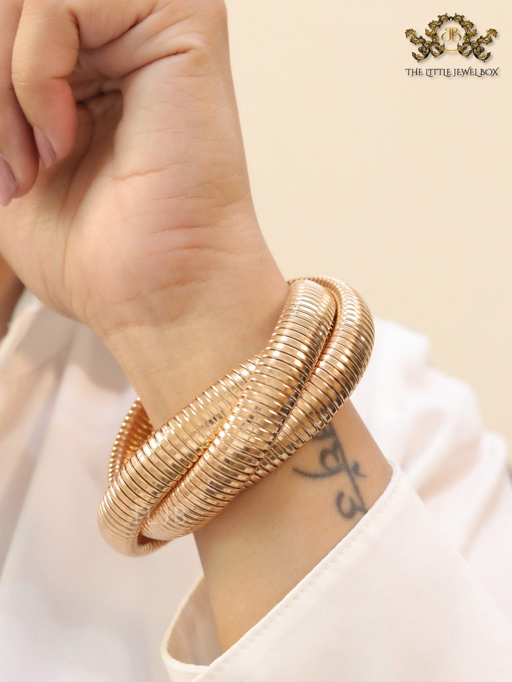 Layered Rose Gold bracelet