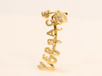 Alphabet Medusa earcuff (single)
