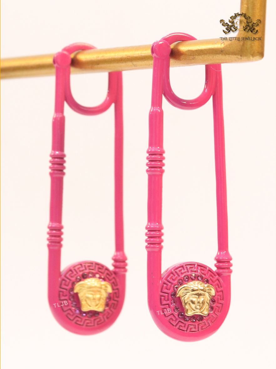 Pink medusa dangles