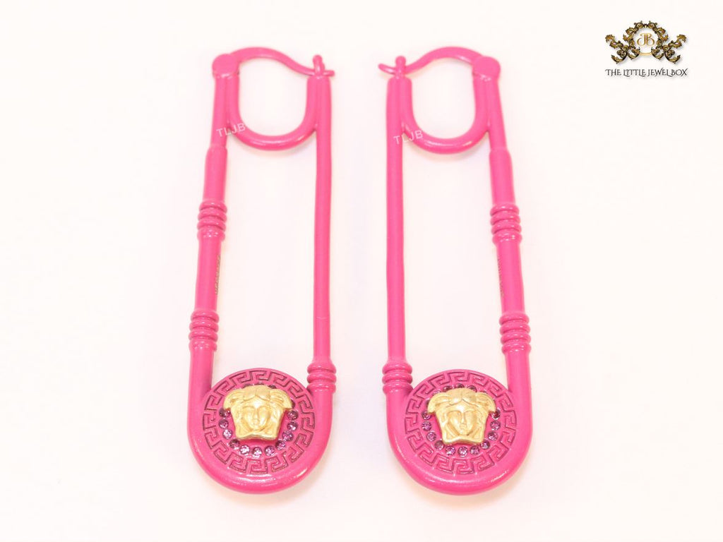 Pink medusa dangles