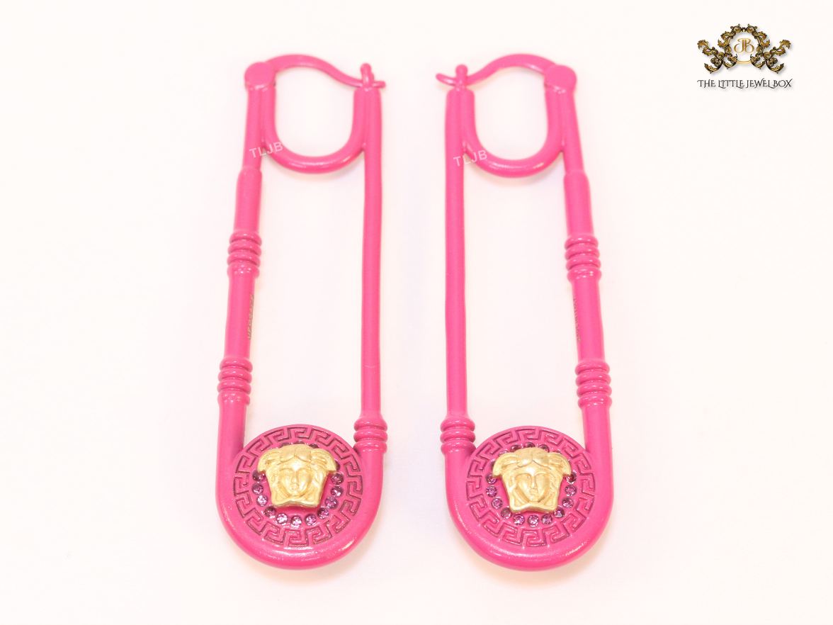 Pink medusa dangles
