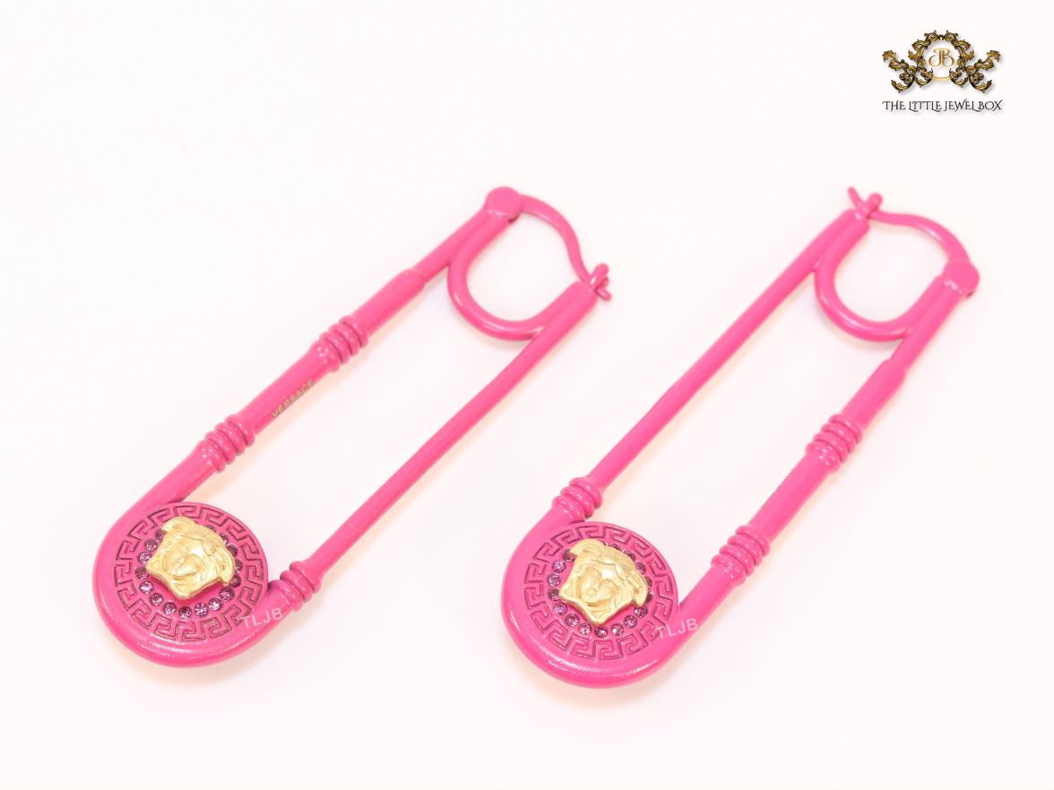 Pink medusa dangles