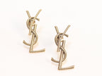 Rustic alphabet studs -  Y S L