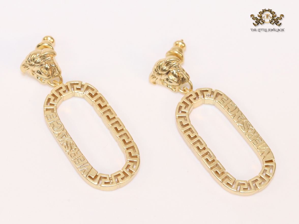 Medusa oval dangles
