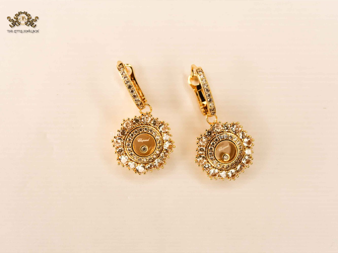 Alphabet CHPD Radiant Gold Bloom Earrings CHPD