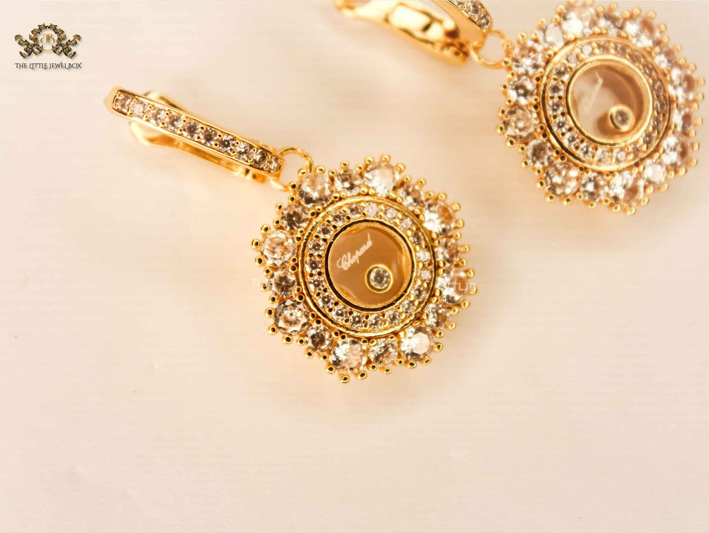 Alphabet CHPD Radiant Gold Bloom Earrings CHPD