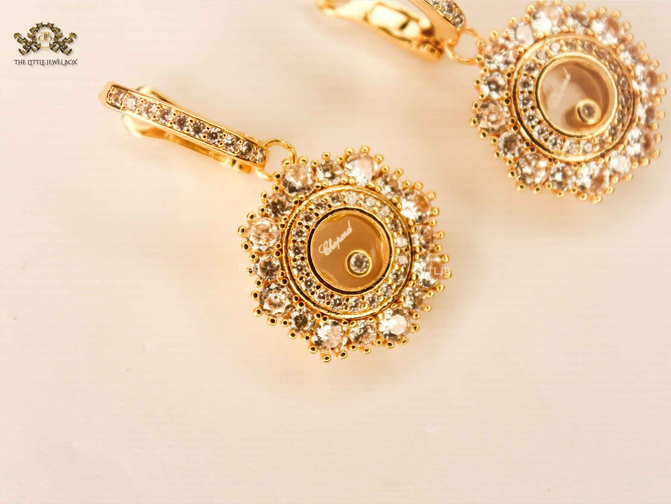 Alphabet CHPD Radiant Gold Bloom Earrings CHPD