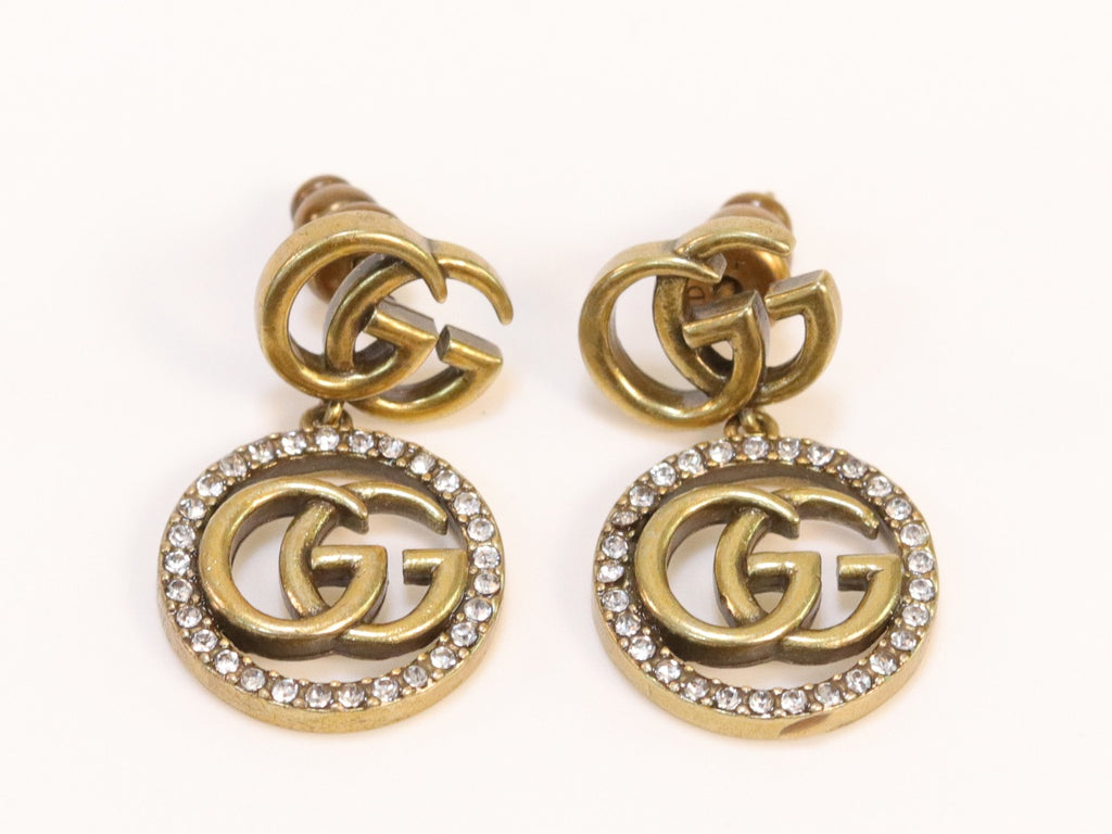 Rustic double G drops