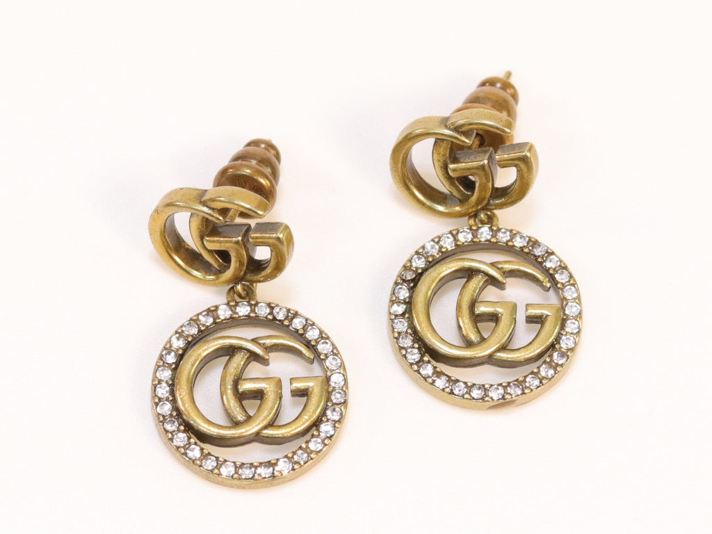 Rustic double G drops