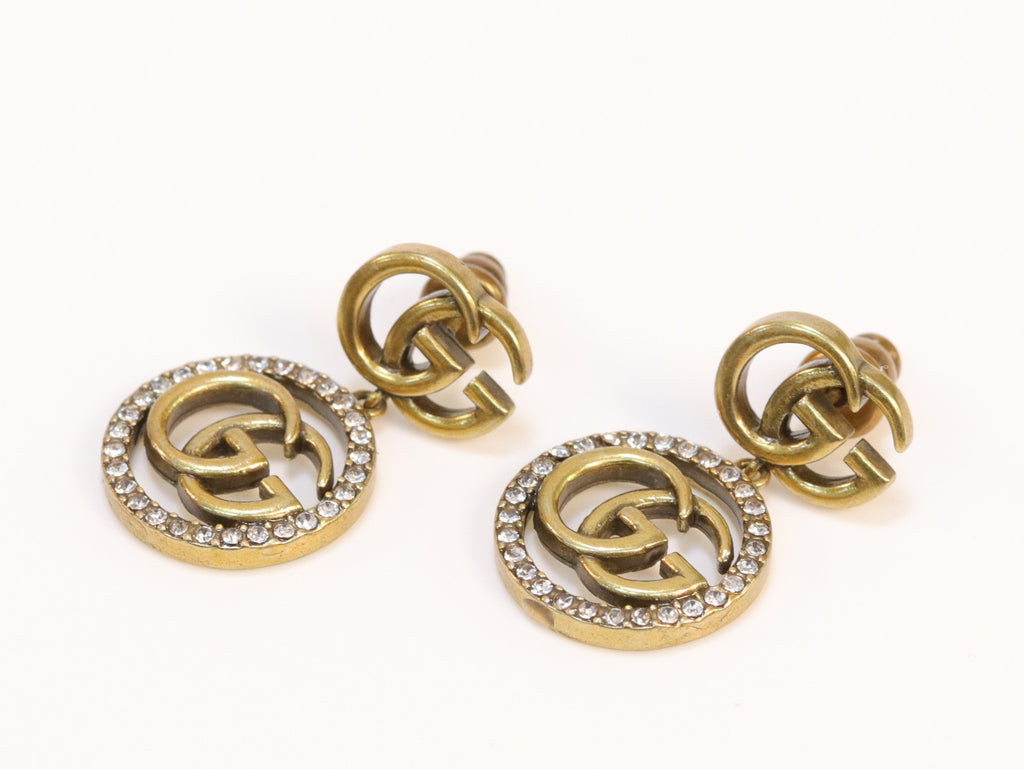 Rustic double G drops