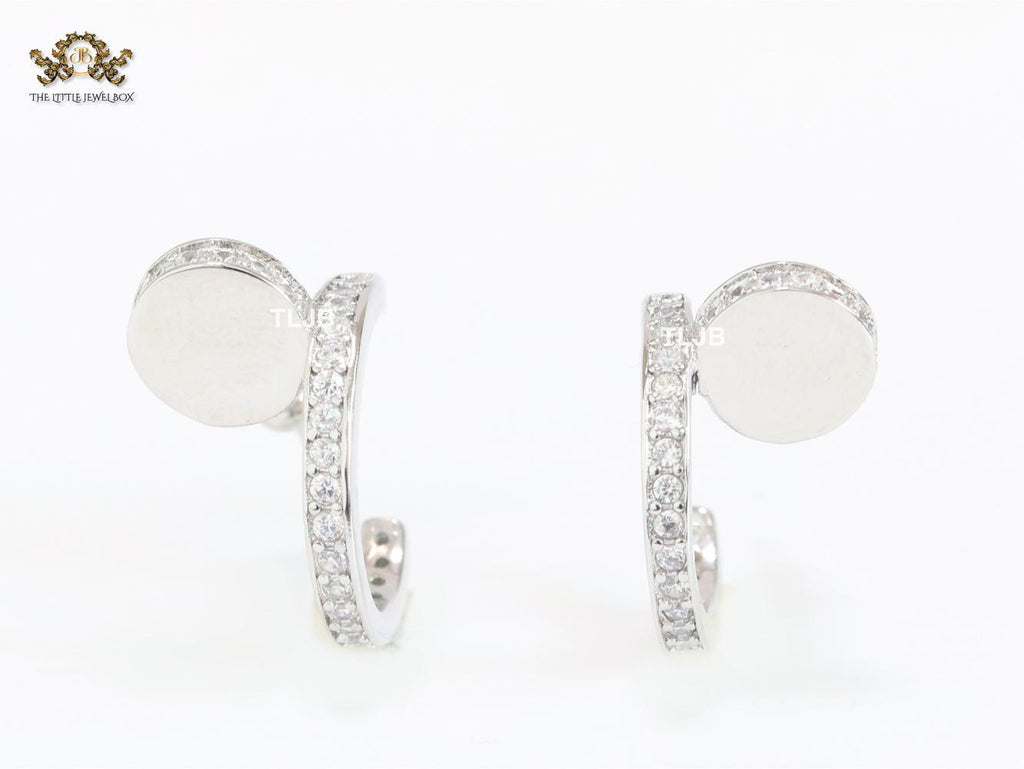 Platinum screw hoops